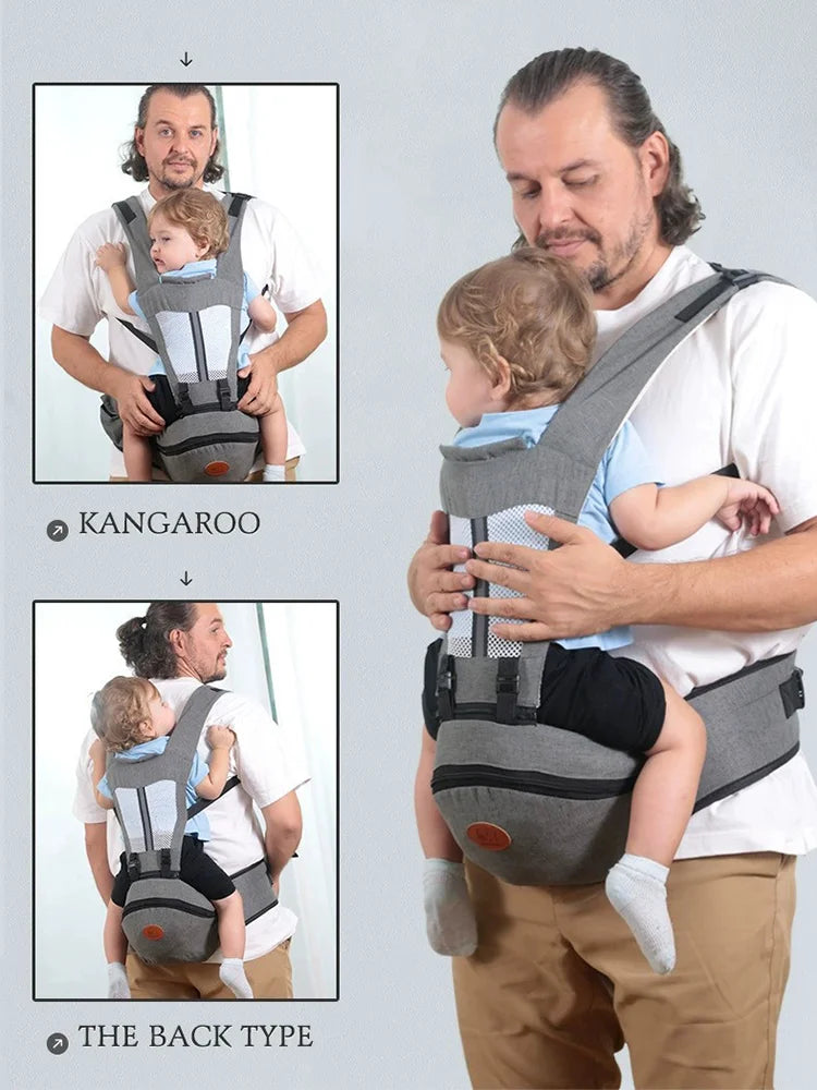 Dark Gray Maya Baby Carrier